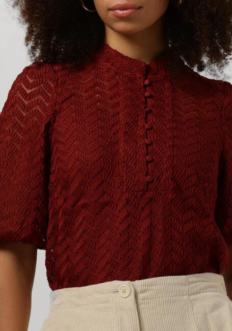 Rote MINUS Blusen JEVA HALF SLEEVE BLOUSE - large