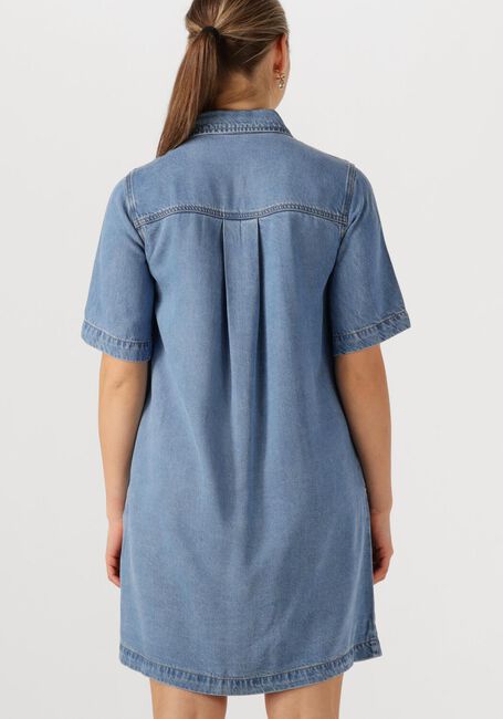 Blaue OBJECT Minikleid OBJFRAME 2/4 RE DENIM DRESS - large