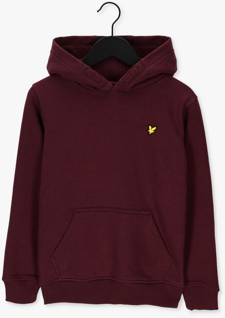 Rote LYLE & SCOTT Pullover CLASSIC OTH HOODY FLEECE - large
