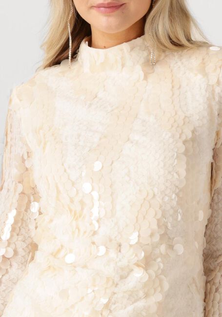 Creme SECOND FEMALE Minikleid GLIMMER DRESS - large