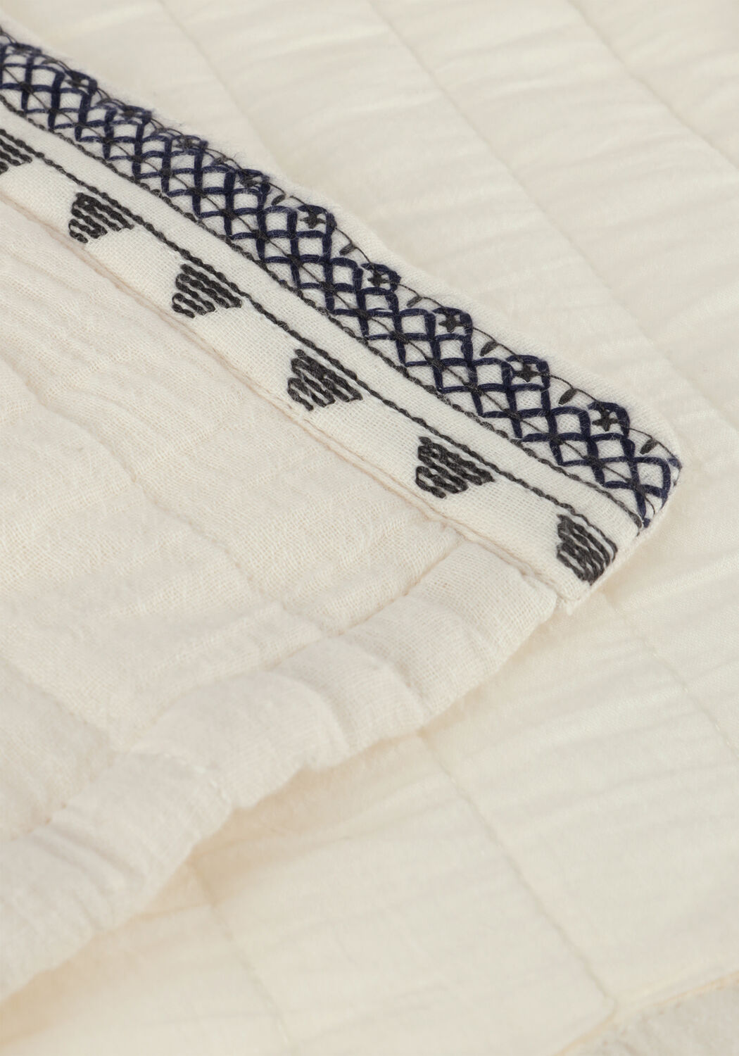 Wei&szlig;e INDIAN BLUE JEANS Gilet SLEEVELESS EMBROIDERY VEST - large