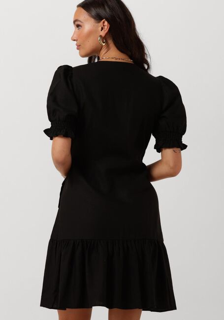 Schwarze Y.A.S. Minikleid YASFLAXY SS WRAP DRESS - large
