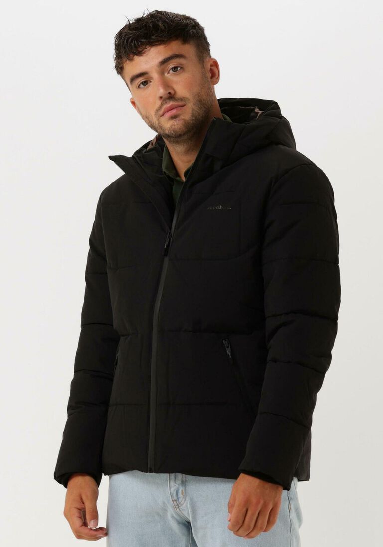 schwarze woodbird wattierte jack joseph climb jacket
