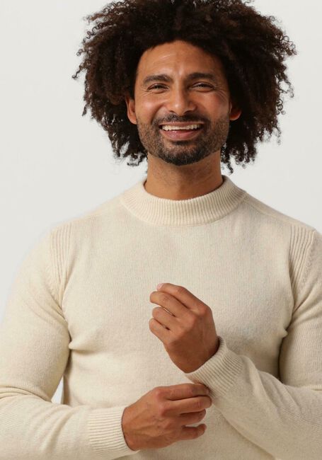 Ecru ANERKJENDT Pullover AKRICO LAMBSWOOL KNIT - large