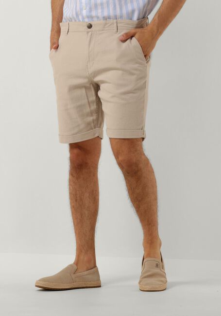 Beige SELECTED HOMME Kurze Hose SLHSLIM-LUTON FLEX SHORTS - large