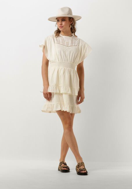 Nicht-gerade weiss SCOTCH & SODA Minikleid MINI DRESS WITH BRODERIE ANGLAISE - large