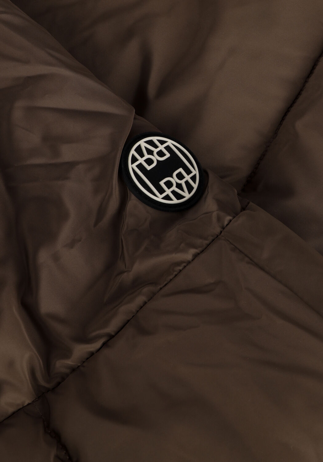 Braune LEVETE ROOM Wattierte Jack LR-GIBELLA 16 JACKET - large