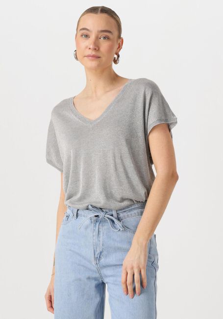 Metallisch MINUS Top CARLINA BATSLEEVE KNIT TEE - large