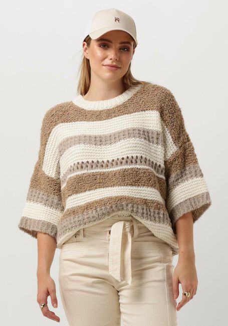 Mehrfarbige/Bunte SUMMUM Pullover BOXY SWEATER MULTI YARN MIX KNIT - large