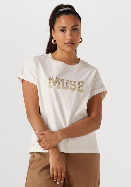 Weiße NUKUS T-shirt LOU SHIRT - large