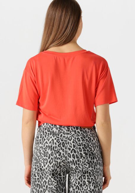 Orangene OBJECT T-shirt OBJANNIE RE S/S V-NECK TOP - large