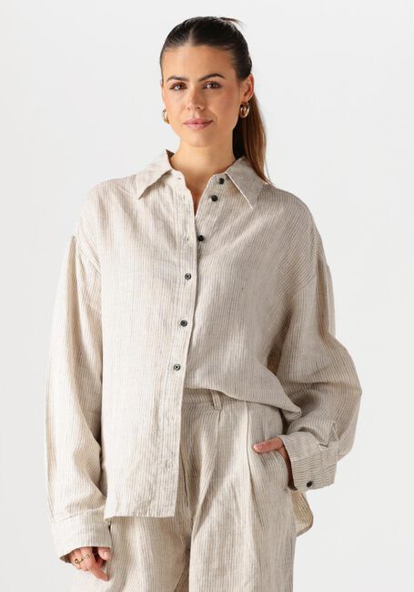 Creme WITHBLACK Blusen WBLWILLOW LS SHIRT - large