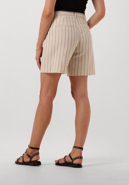 Sand SELECTED FEMME Hosen SLFHILDA MW SHORTS PIN STRIPE - large