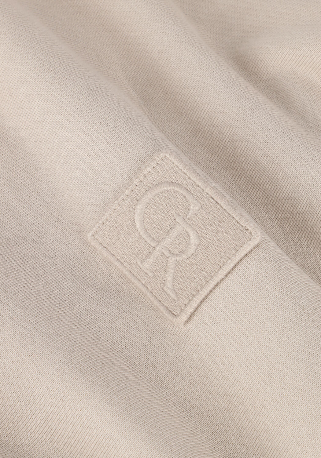 Beige COLOURFUL REBEL Sweatshirt UNI PATCH DROPPED SHOULDER HOODIE - large