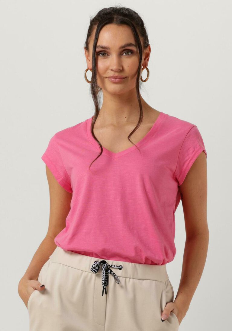 rosane cc heart t-shirt basic v-neck t-shirt