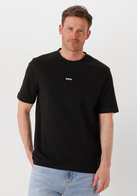 Schwarze BOSS ORANGE T-shirt TCHUP 10242929 01 - large