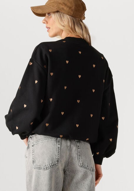 Schwarze YDENCE Pullover SWEATER HEARTS - large