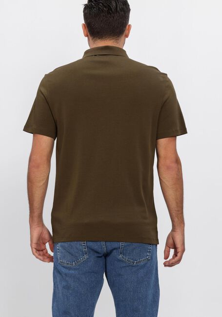 Olive CALVIN KLEIN Polo-Shirt SS SUPIMA CHEST EMB POLO - large