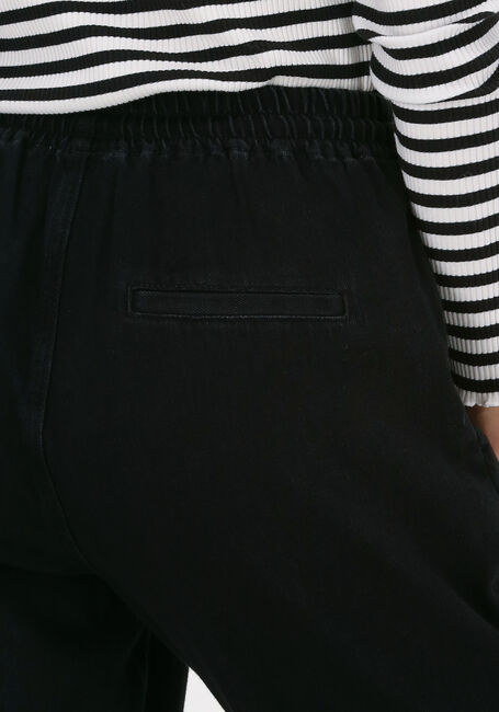 Schwarze SELECTED FEMME Jogginghose SLFMOLLY HW BLACK WASH DENIM P - large