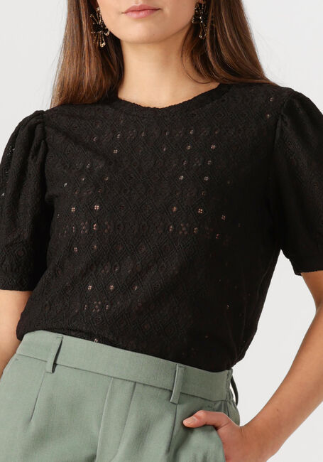 Schwarze OBJECT Top OBJLAILA S/S RE TOP - large