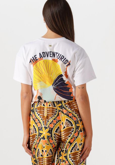 Weiße POM AMSTERDAM T-shirt THE ADVENTURIST - large