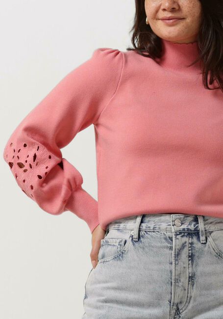 Hell-Pink OBJECT Rollkragenpullover OBJREYNARD L/S KNIT PULLOVER - large