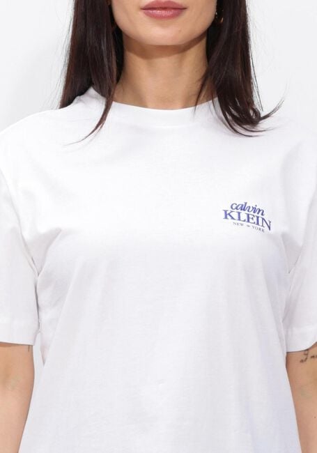 Wei&szlig;e CALVIN KLEIN T-shirt SS BOXY GRAPHIC T-SHIRT - large