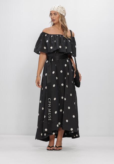Schwarze COPENHAGEN MUSE Maxikleid CMFIE-DRESS - large