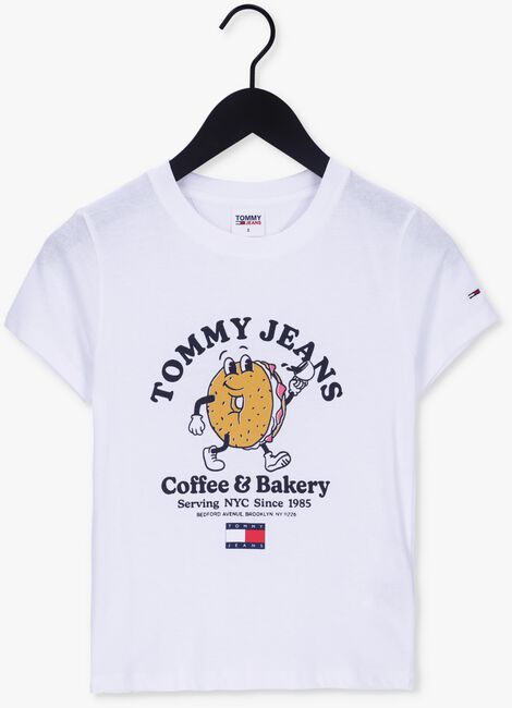 Nicht-gerade weiss TOMMY JEANS T-shirt TJW BABY TOMMY BAGELS SS - large