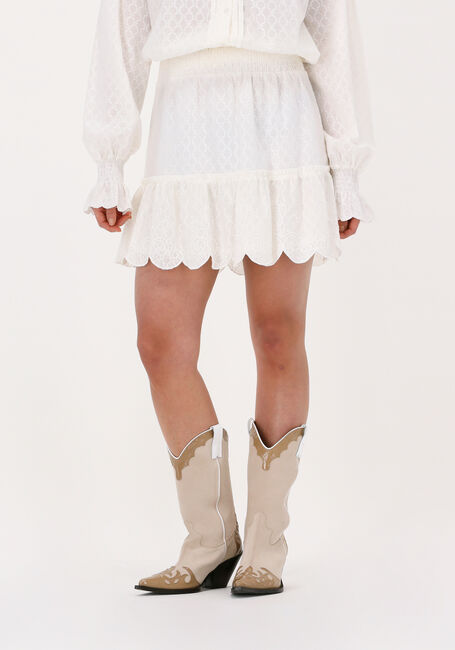 Weiße ALIX THE LABEL Minirock BRODERIE SKIRT - large