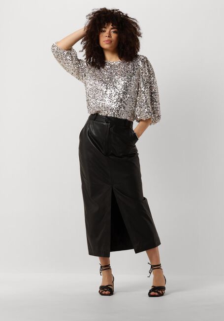 Goldfarbene NEO NOIR Blusen LORRAINE SEQUINS BLOUSE - large