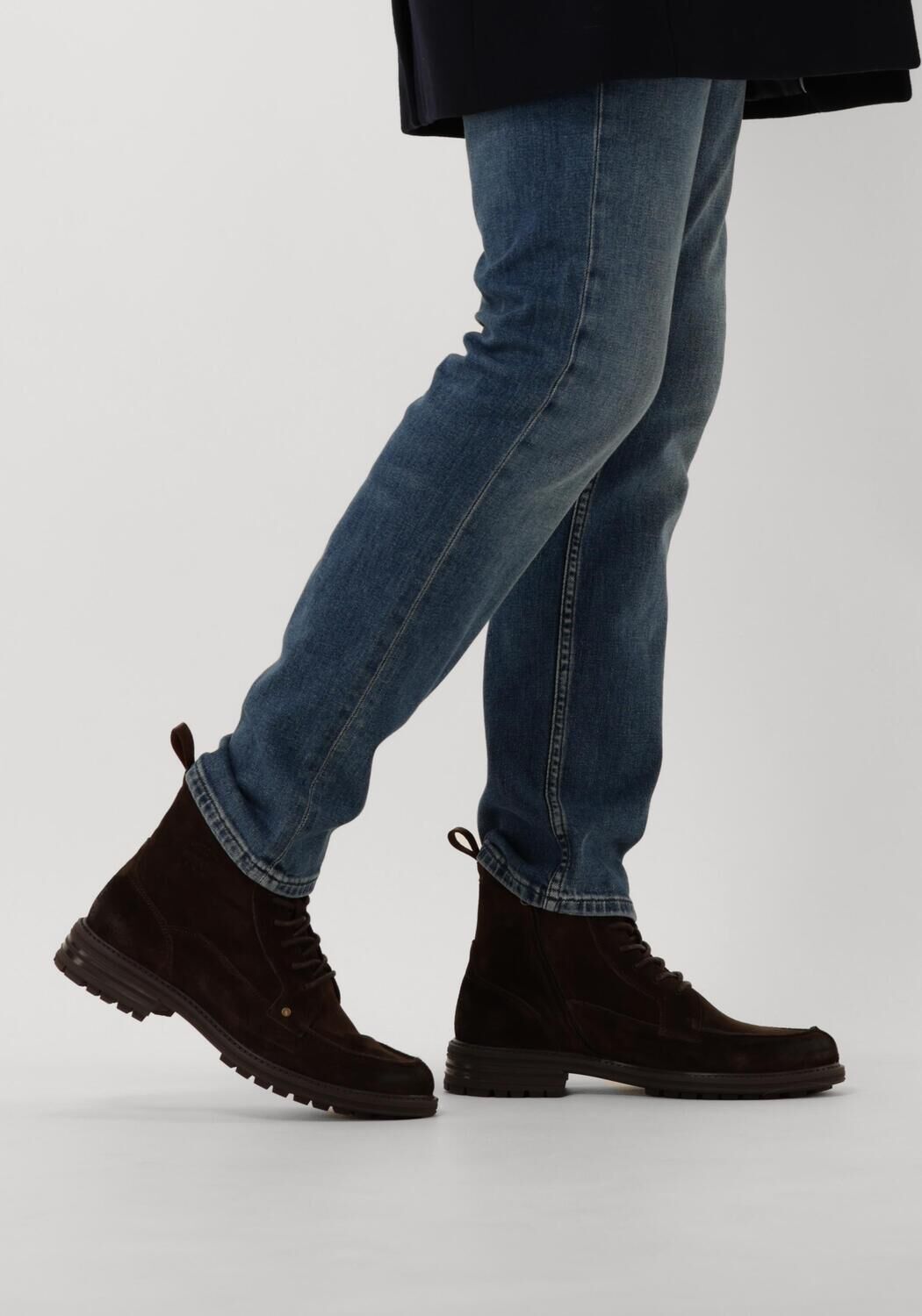 Braune PANTOFOLA D'ORO Schn&uuml;rboots SONDRIO HIGH - large