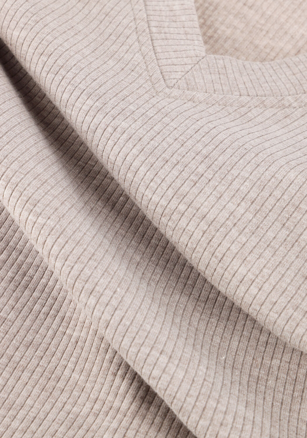 Beige INWEAR Top DAGNAIW MELANGE V T-SHIRT - large