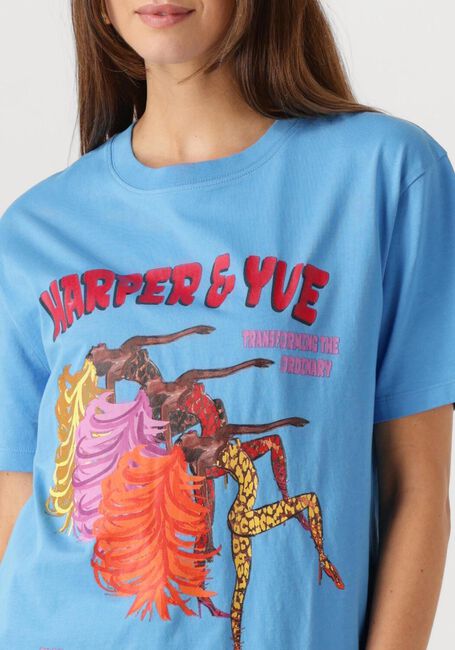 Blaue HARPER & YVE T-shirt EXTRAORDINARY-SS - large