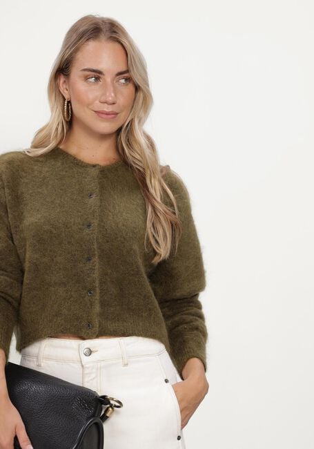 Dunkelgr&uuml;n GESTUZ Pullover & Cardigans GZDEBBIE SHORT CARDIGAN - large