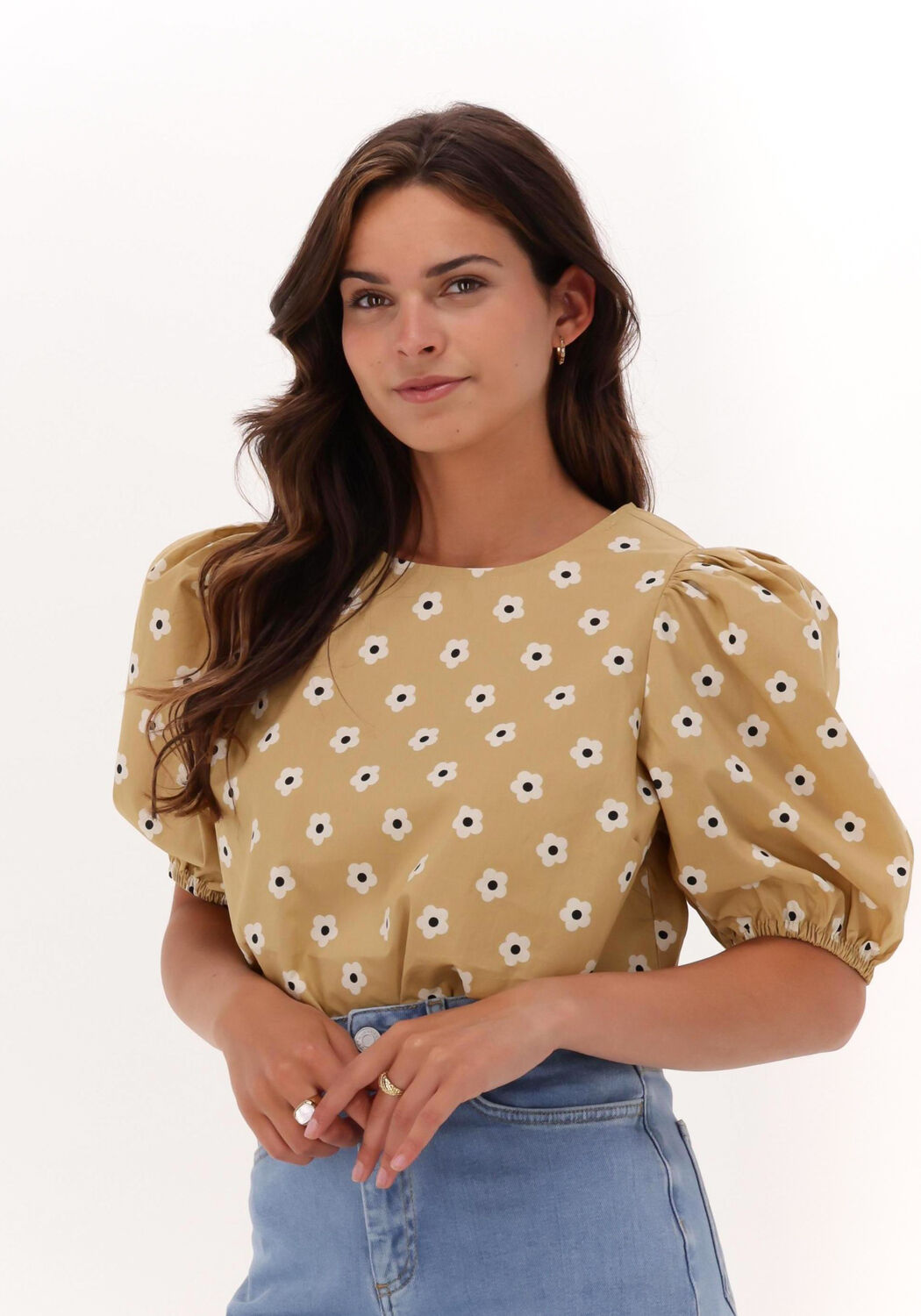 Ocker MODSTROM Bluse ROSSA PRINT TOP Omoda