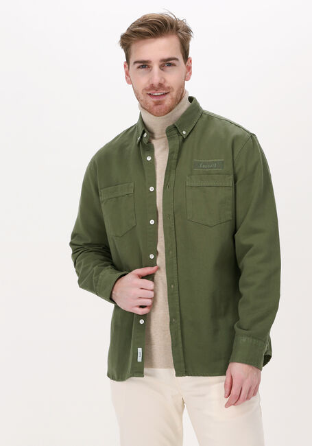 Dunkelgrün FORÉT Overshirt BEAR - large