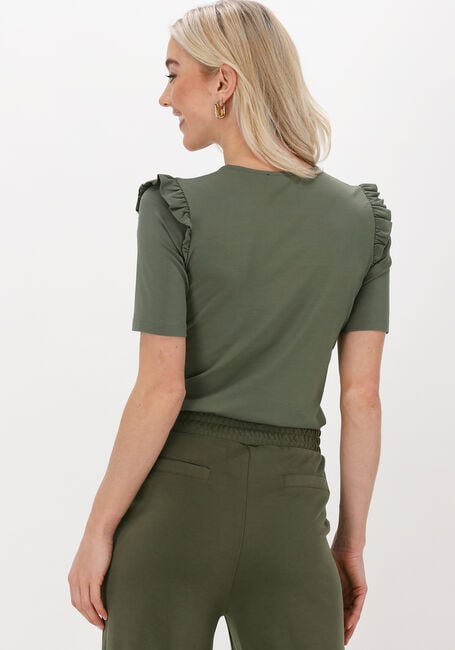 Grüne JANSEN AMSTERDAM T-shirt MEAVI - large