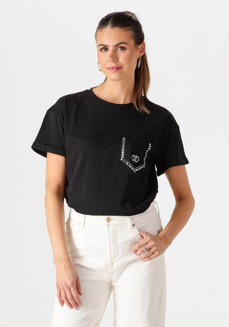 Schwarze LIU JO T-shirt ECS T-SHIRT MODA M/C - large