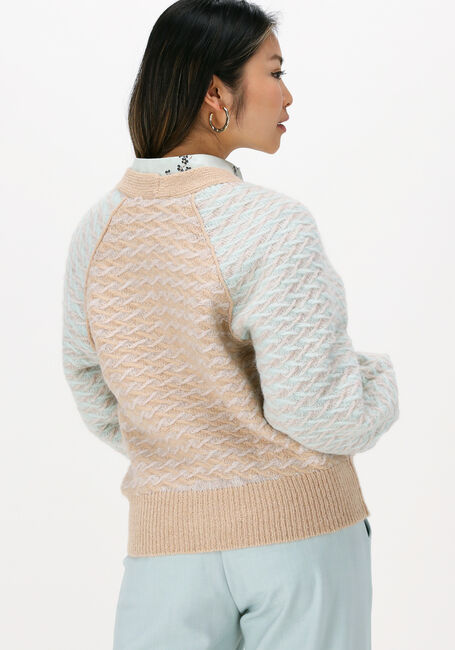 Mehrfarbige/Bunte SECOND FEMALE Strickjacke GUDRUNE KNIT CARDIGAN - large