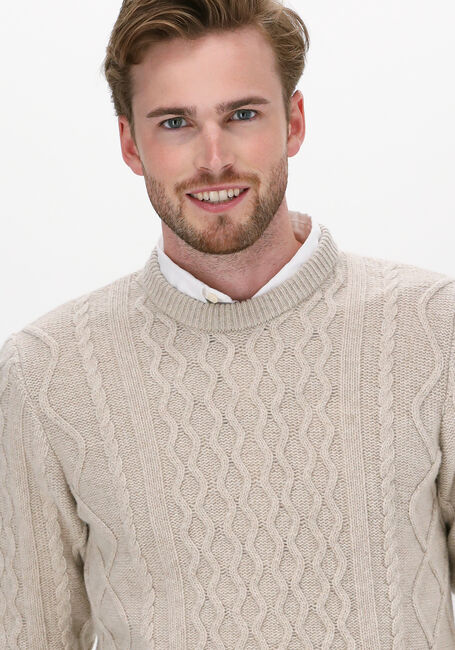 Nicht-gerade weiss FORÉT Pullover GROW WOOL CABLE KNIT - large