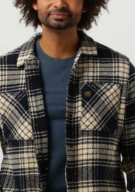 Dunkelblau PME LEGEND Overshirt LONG SLEEVE SHIRT CTN TWILL WEAVE - large