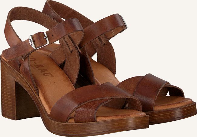 Cognacfarbene RED-RAG Flache Sandalen 79174 Cognacfarbene RED-RAG Flache Sandalen 79174 - large