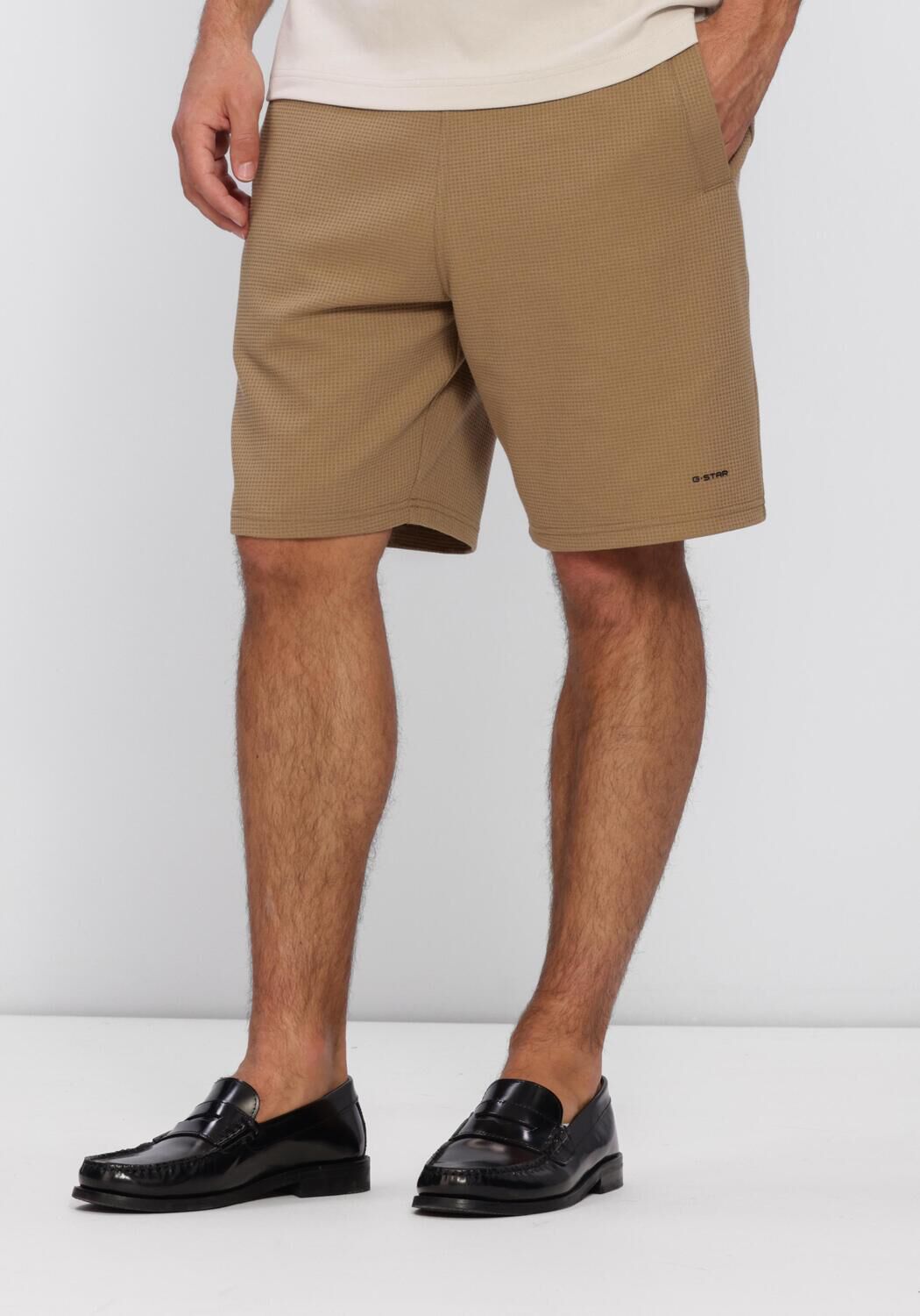 Khaki G-STAR RAW Kurze Hose STRUCTURED JERSEY SHORT - large