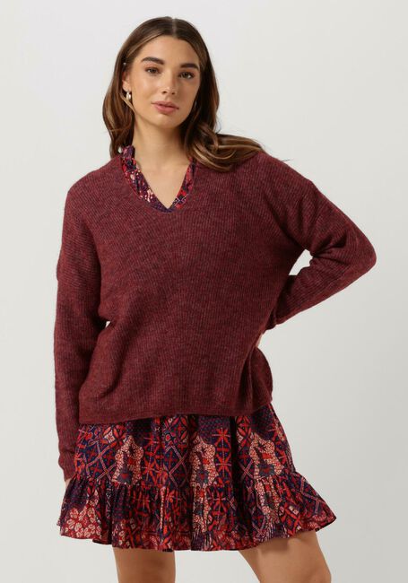 Rote MOS MOSH Pullover THORA V-NECK KNIT - large