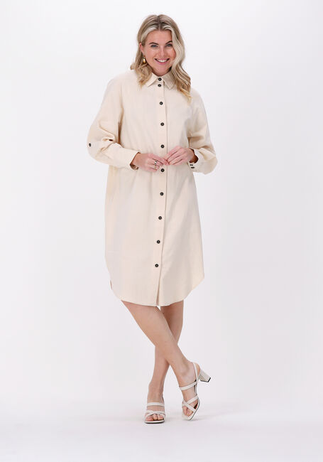 Beige SELECTED FEMME Midikleid SLFMALVINA-IDA LS - large