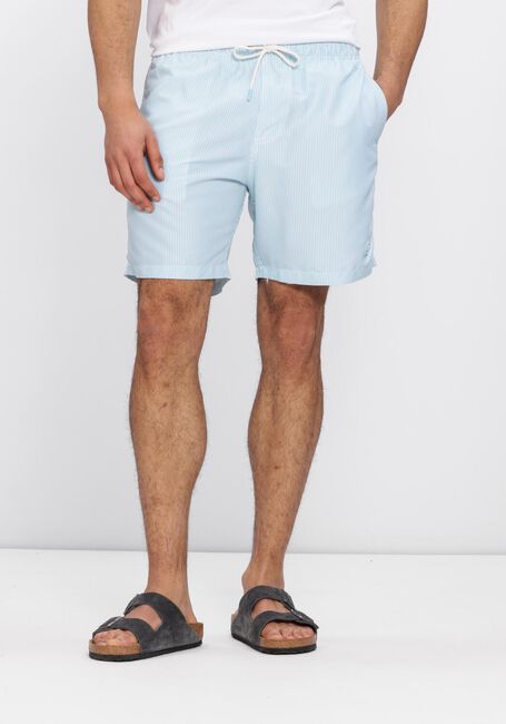 Blaue SHIWI Badehosen MIKE SWIM SHORTS 7 INCH FINE STRIPE - large