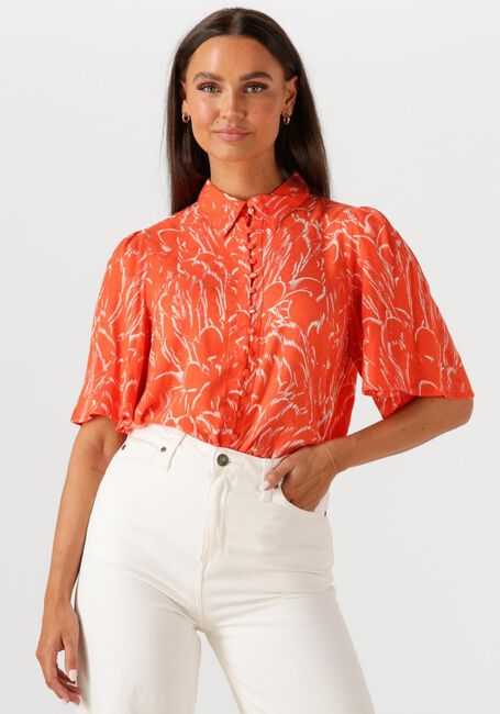 Orangene Y.A.S. Blusen YASLEFIRA TOP - large