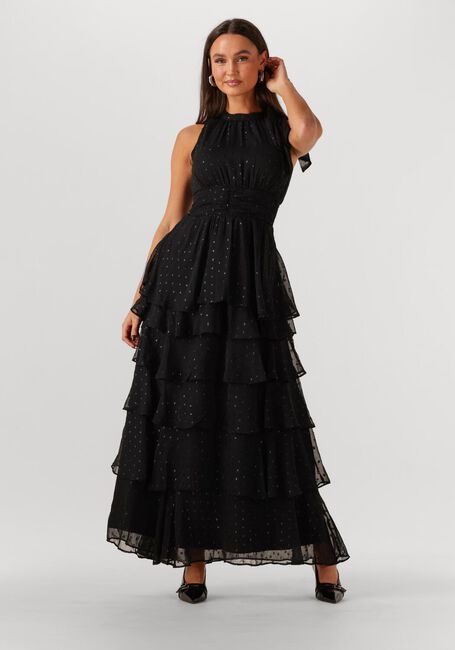 Schwarze NEO NOIR Maxikleid MARLI GLITZ DRESS - large