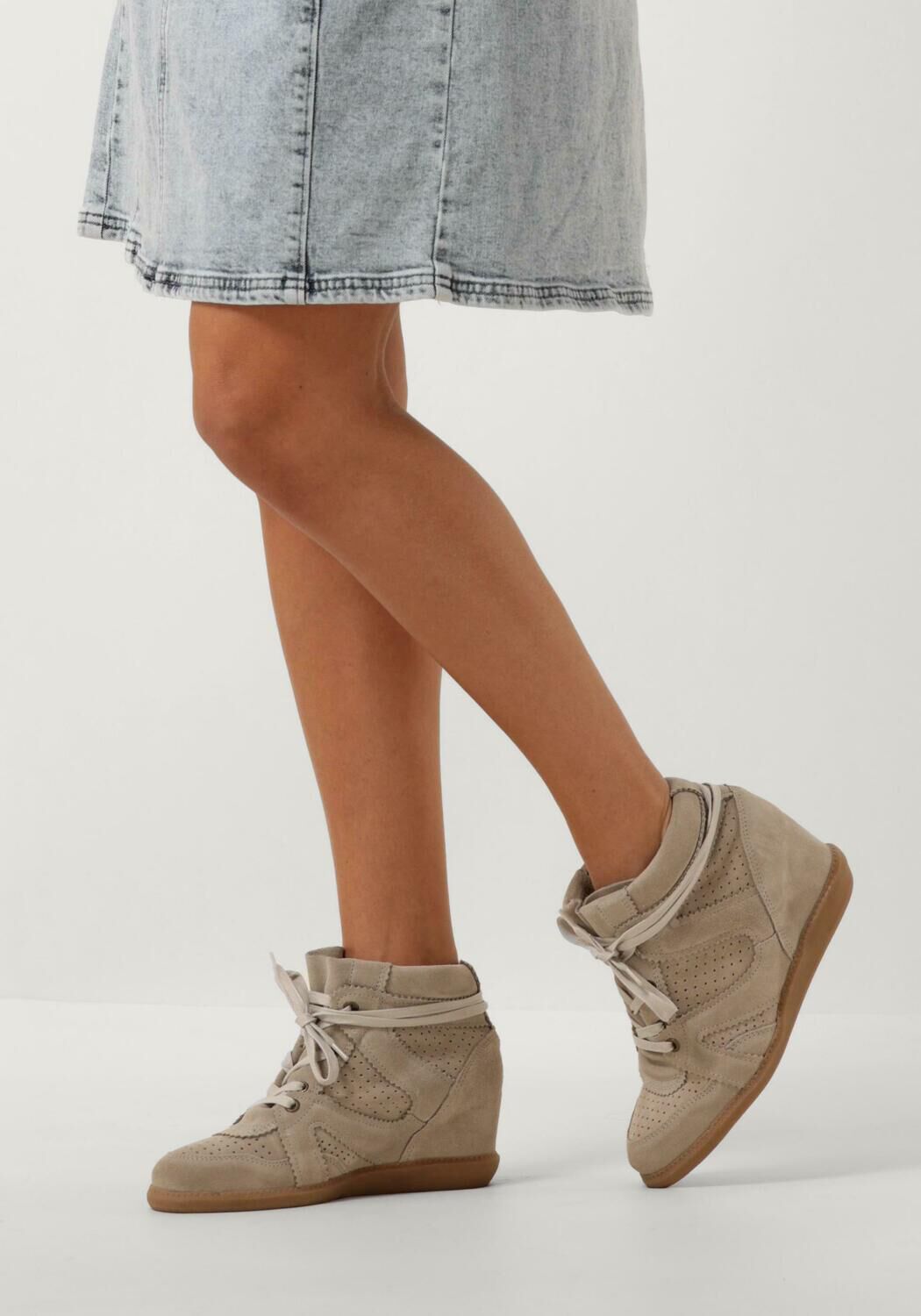 Taupe DEABUSED Sneaker High ZIGGY - large